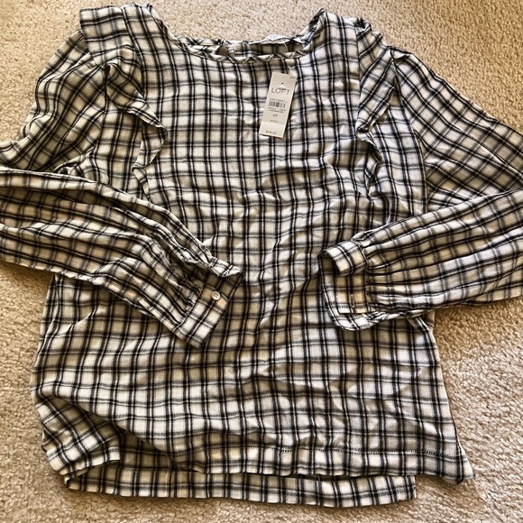 Loft Shirt/Blouse Size Petites Small - Picture 1 of 5